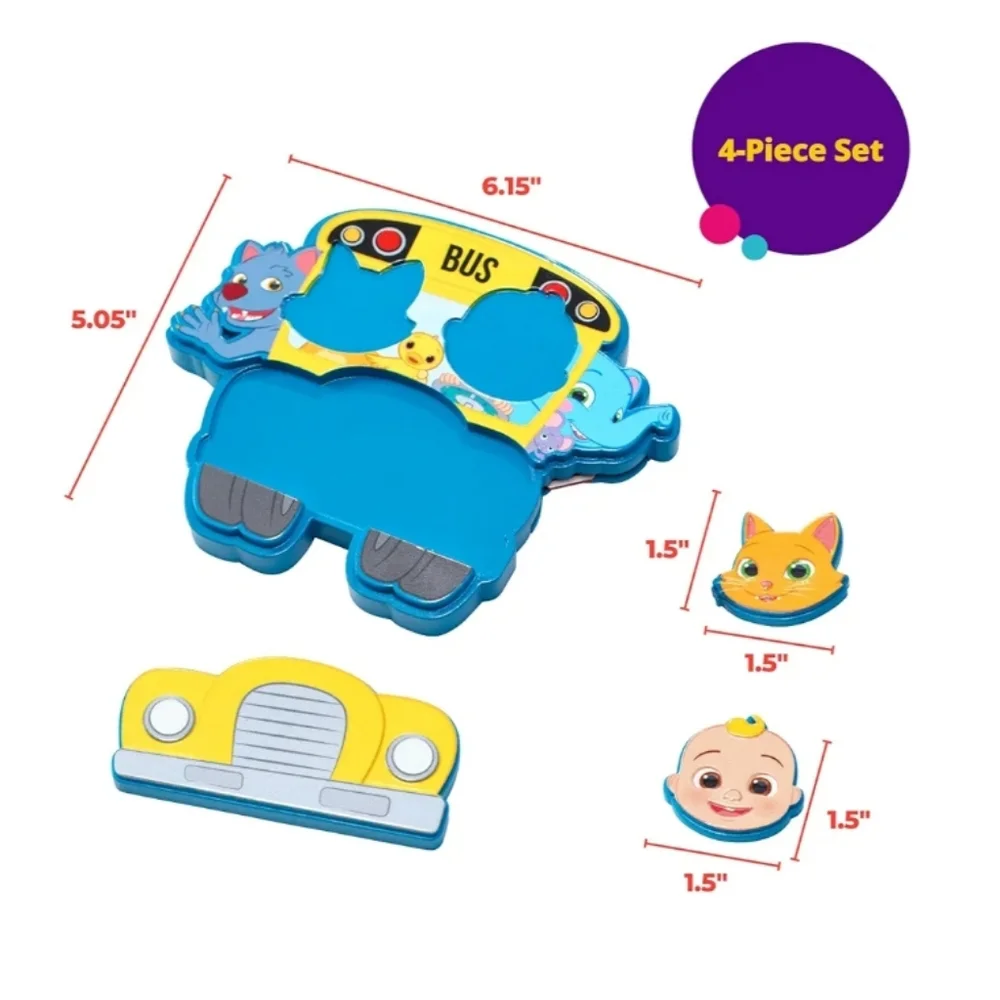 CoComelon School Bus Cake Topper